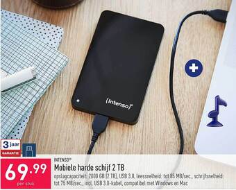 ALDI Mobiele harde schijf 2 tb aanbieding