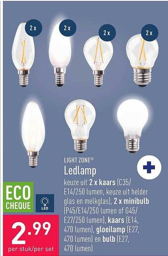 ALDI Ledlamp aanbieding