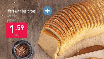 ALDI Vers wit tijgerbrood aanbieding