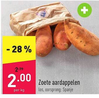 ALDI Zoete aardappelen aanbieding