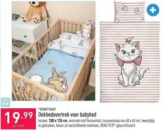 ALDI Dekbedovertrek voor babybed aanbieding