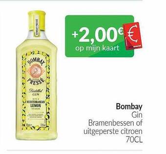 Intermarché Bombay gin aanbieding