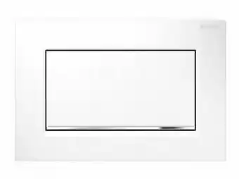 X2O Geberit Sigma 30 bedieningspaneel eenknopsbediening glanzend wit voor Geberit Systemfix inbouwreservoir aanbieding
