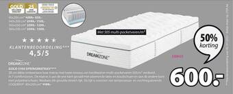 Gold s100 springmatras