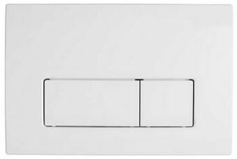 Geberit Delta 51 bedieningspaneel glanzend wit voor Geberit Duofix inbouwreservoir
