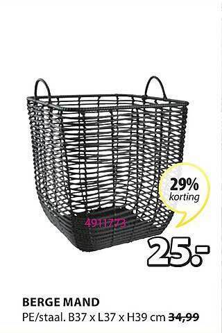 Jysk Berge mand aanbieding