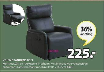 Jysk Vejen standenstoel aanbieding