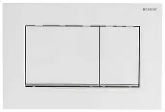 X2O Geberit Sigma 30 bedieningspaneel glanzend wit voor Geberit Systemfix inbouwreservoir aanbieding