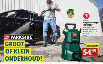 Lidl Hogedrukreiniger aanbieding