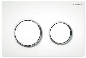 X2O Geberit Omega bedieningspaneel glanzend wit voor Geberit Omega inbouwreservoir aanbieding
