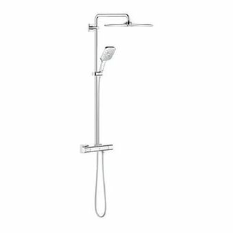 Grohe Rainshower SmartActive 310 Cube regendoucheset thermostatisch chroom