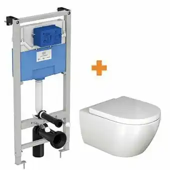 X2O Villeroy & Boch Subway 2 hangtoilet glanzend wit randloos met Ideal Standard ProSys inbouwreservoir aanbieding