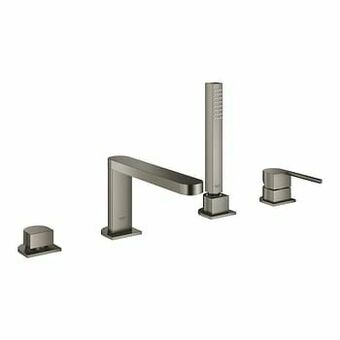 X2O Grohe Plus 4-gats badrandkraan Brushed Hard Graphite aanbieding