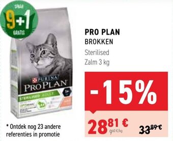 Tom&Co Pro Plan Brokken aanbieding