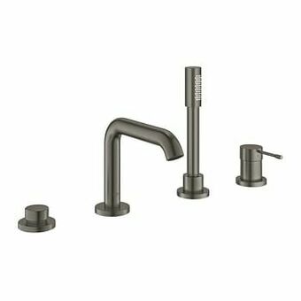 X2O Grohe Essence 4-gats badrandkraan Brushed Hard Graphite aanbieding