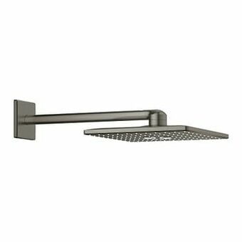 X2O Grohe Rainshower Smartactive 310 Cube hoofddouche met muursteun ø31 Brushed Hard Graphite aanbieding