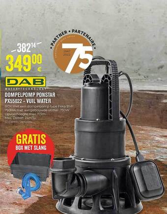 Dompelpomp ponstar px55022 vuil water