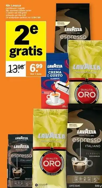 Lavazza espresso italiano bonen