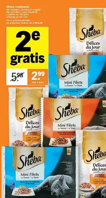 Sheba mini-filets in saus visselectie