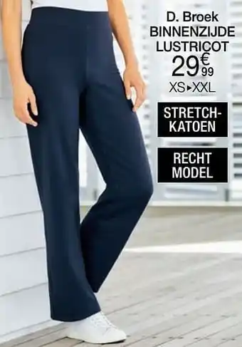 Damart Broek binnenzijde lustricot aanbieding