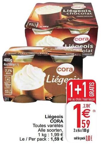 Cora Liégeois cora aanbieding