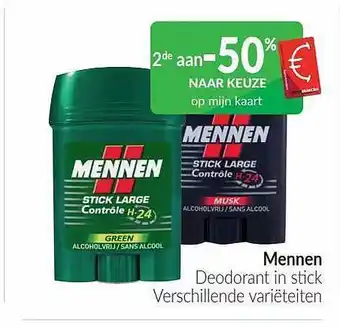 Intermarché Mennen deodorant in stick verschillende variëteiten aanbieding