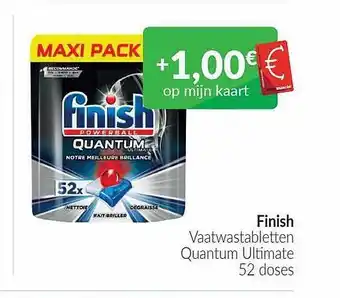 Intermarché Finish vaatwastabletten quantum ultimate aanbieding