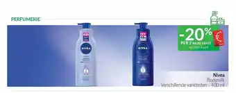 Intermarché Nivea bodymilk verschillende variëteiten aanbieding