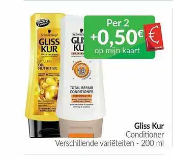 Gliss kur conditioner verschillende variëteiten
