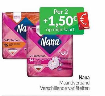 Intermarché Nana maandverband verschillende variëteiten aanbieding