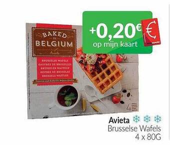 Intermarché Avieta brusselse wafels aanbieding