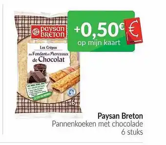 Paysan breton pannenkoeken met chocolade