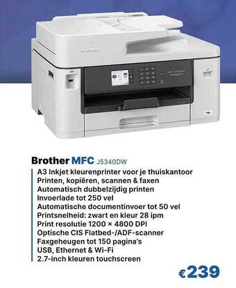 Brother mfc j5340dw