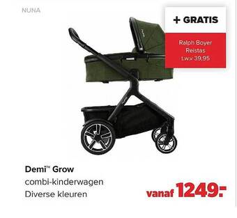 Baby-Dump Demi grow combi-kinderwagen nuna aanbieding