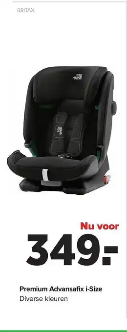 Baby-Dump Premium advansafix i-size britax aanbieding