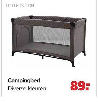 Baby-Dump Campingbed little dutch aanbieding