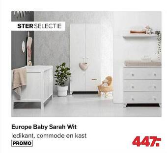 Baby-Dump Europe baby sarah wit sterselectie aanbieding