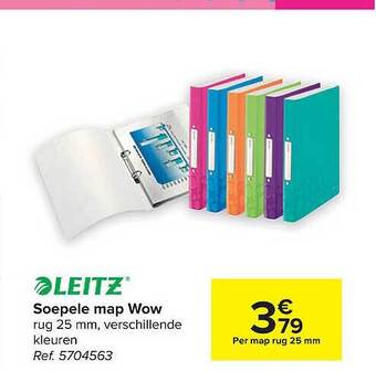 Carrefour Leitz soepele map wow aanbieding
