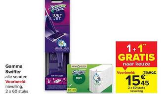Carrefour Gamma swiffer aanbieding