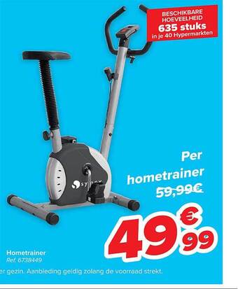 Carrefour Hometrainer aanbieding