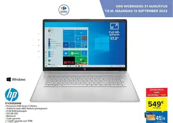 Carrefour Windows hp 17-cp0020nb aanbieding