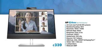 IT Resellers Hp e24mv g4 fhd monitor aanbieding