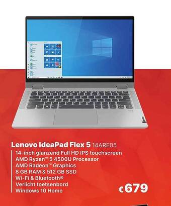 IT Resellers Lenovo ideapad flex 5 14are05 aanbieding