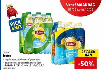 Lidl Lipton icetea aanbieding