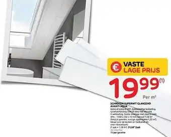 BricoPlanit Schroten superwit glanzend avanti aqua aanbieding