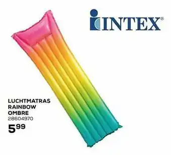 Luchtmatras rainbow ombre