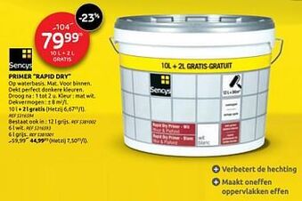 BricoPlanit Primer rapid dry aanbieding
