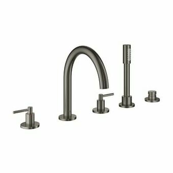 X2O Grohe Atrio 5-gats badrandkraan Brushed Hard Graphite aanbieding