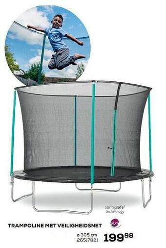 Supra Bazar Trampoline met veiligheidsnet aanbieding