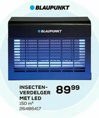 Supra Bazar Blaupunkt insectenverdelger met led aanbieding